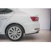 Накладки сплиттеры боковые на задний бампер на Skoda Superb III рестайл
